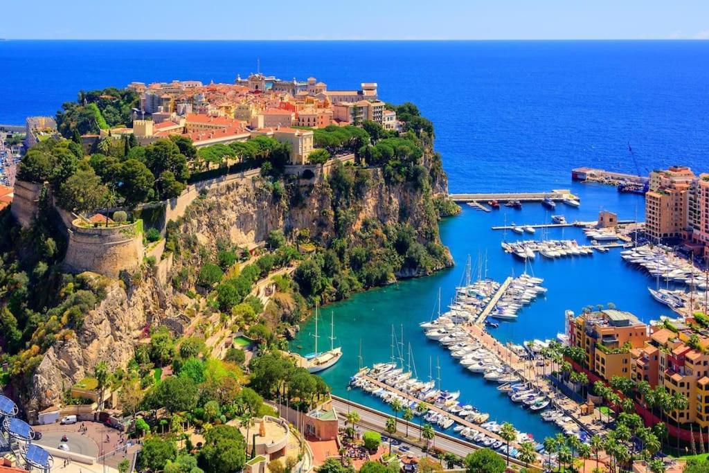 Luxueux Studio Neuf - Frontiere Monaco - Piscine - Parking Prive Екстериор снимка